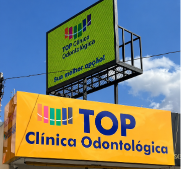 Fachada da TOP Clínica Odontológica em Uberlândia